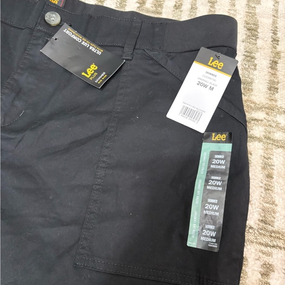 NWT Lee skimmer long black shorts size 20 - Picture 3 of 4